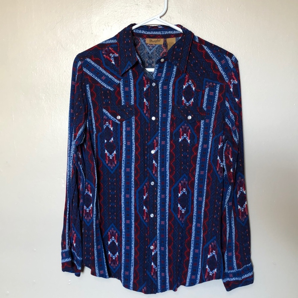 Wrangler button up.